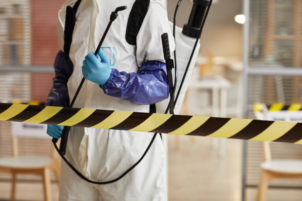 Professional Blood Cleanup technician working in Rockville, NE